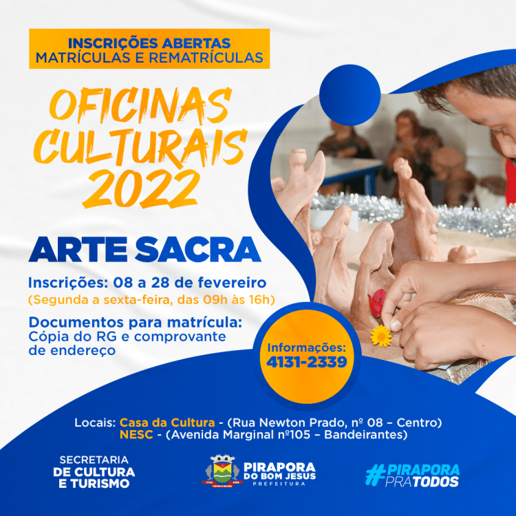 Oficinas Culturais 2022