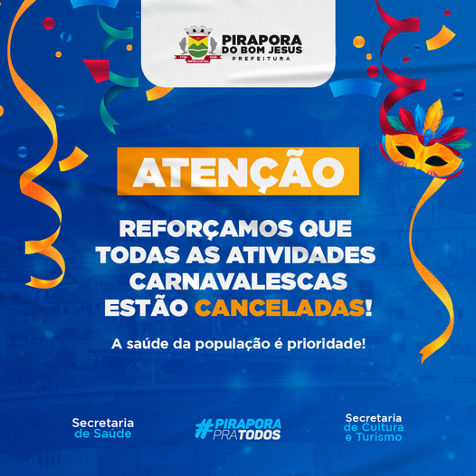 Carnaval cancelado